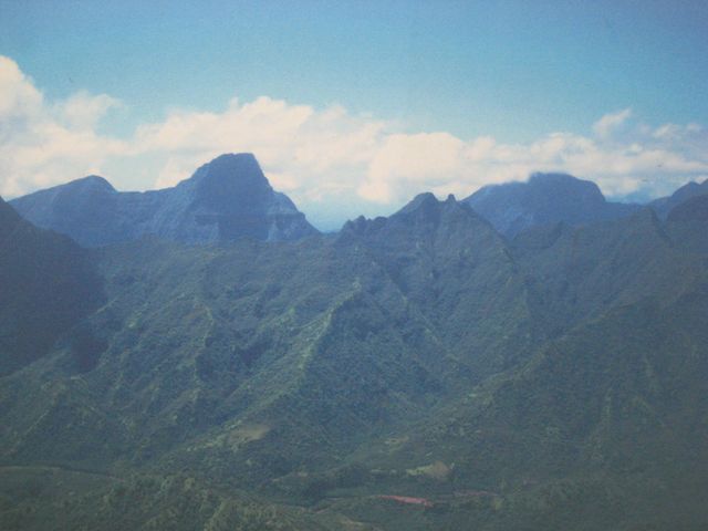 尖石鄉的山景照